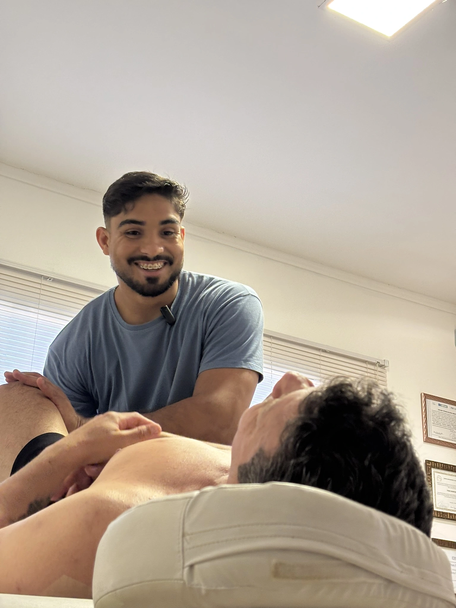 Massoterapia na academia